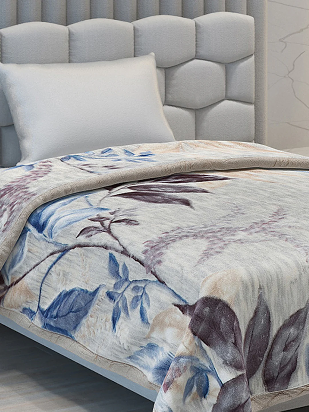 Printed Single Bed Blanket for Heavy Winter -2 Ply - Image 4