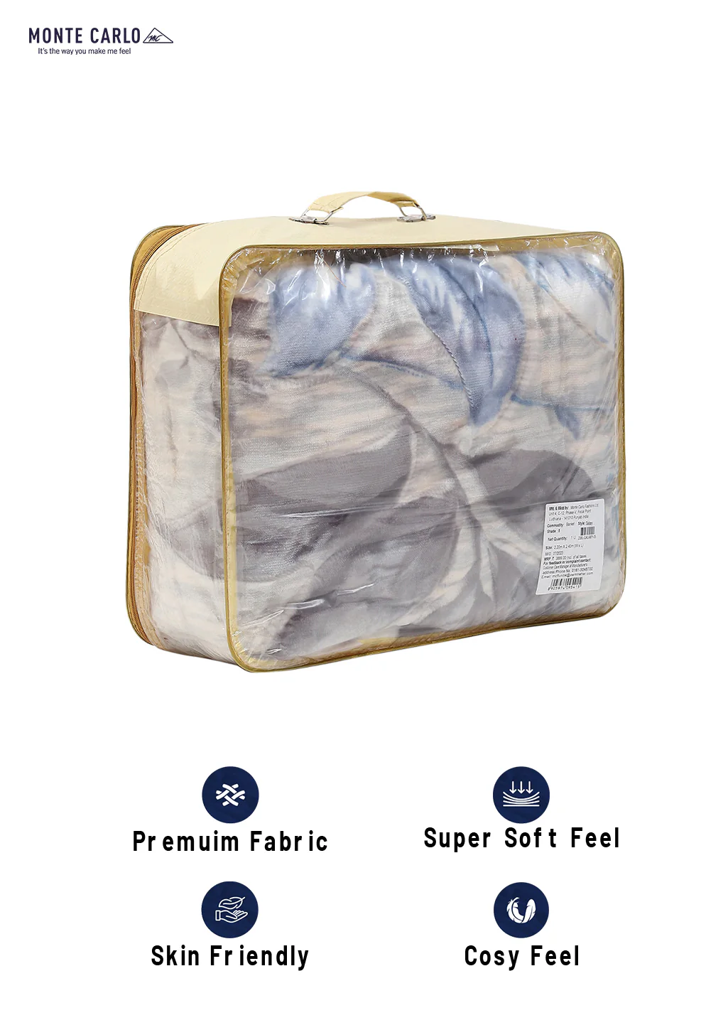 Printed Single Bed Blanket for Heavy Winter -2 Ply - Image 8