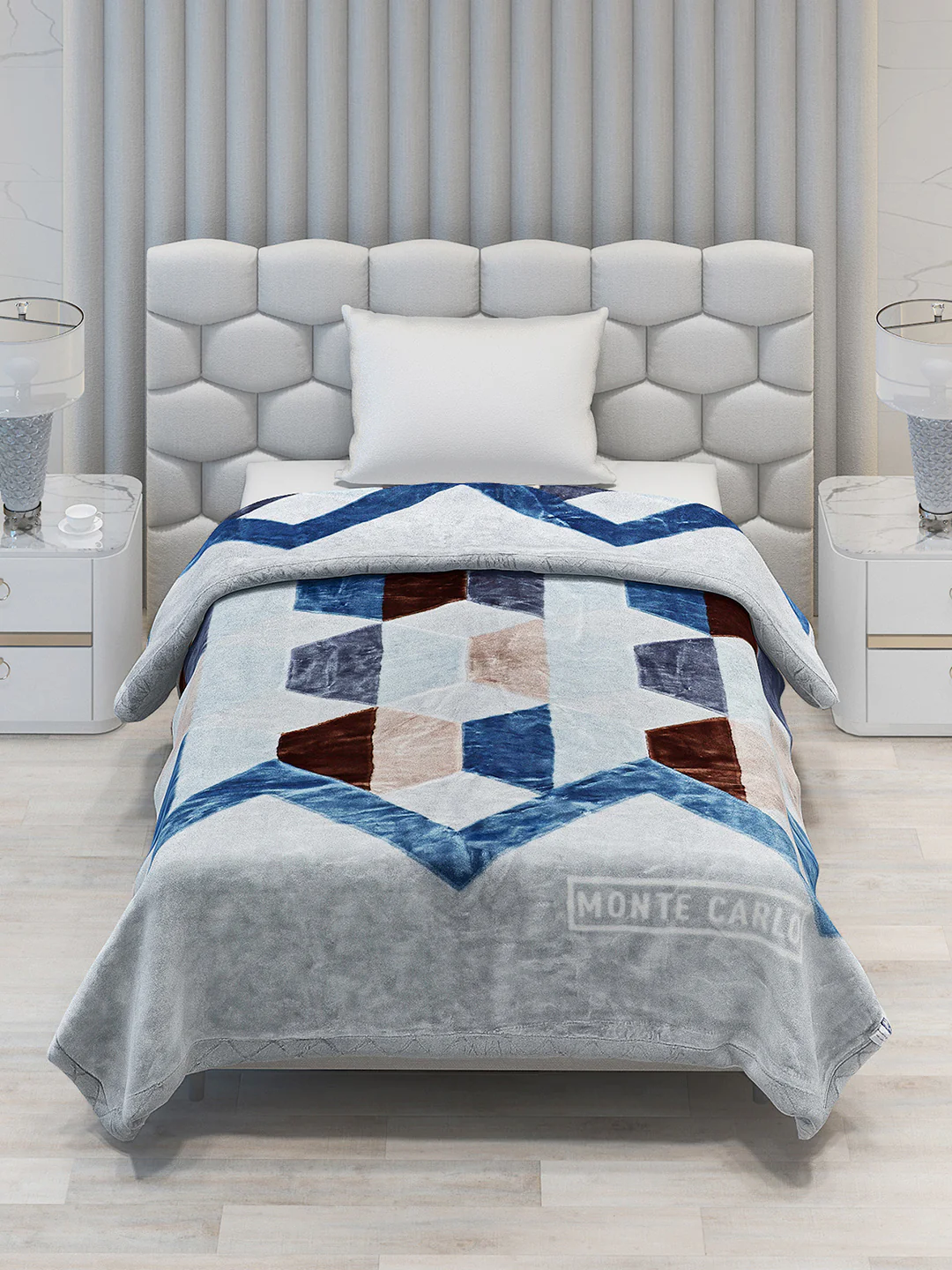 Printed Single Bed Blanket for Heavy Winter -2 Ply - Image 2