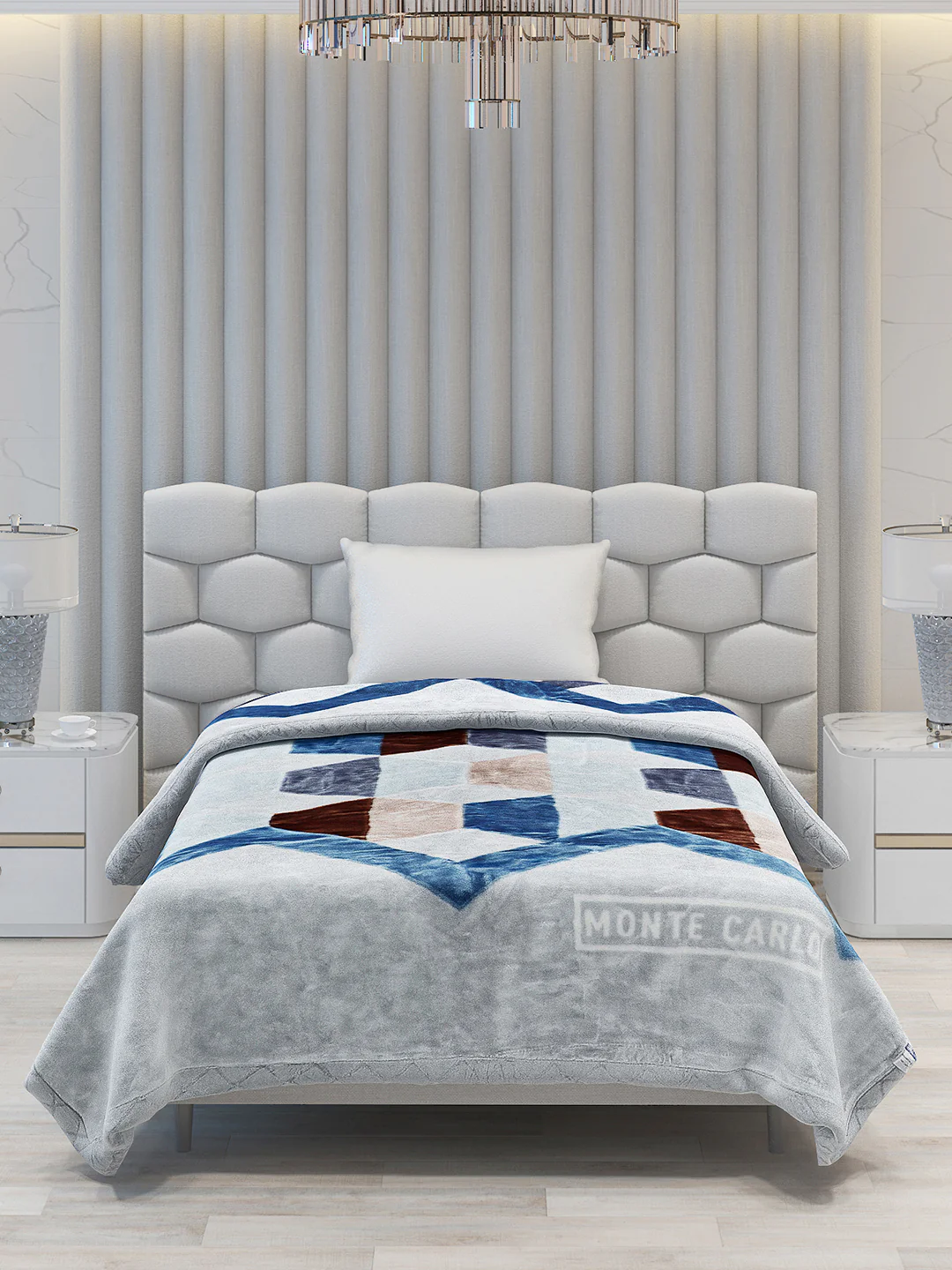 Printed Single Bed Blanket for Heavy Winter -2 Ply - Image 3