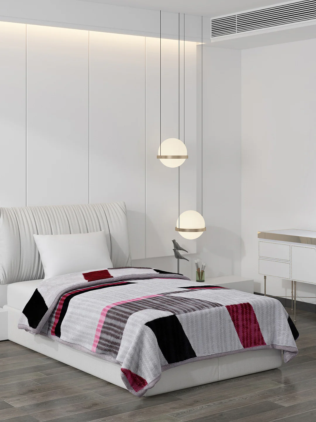 Printed Single Bed Blanket for Heavy Winter -2 Ply - Image 4
