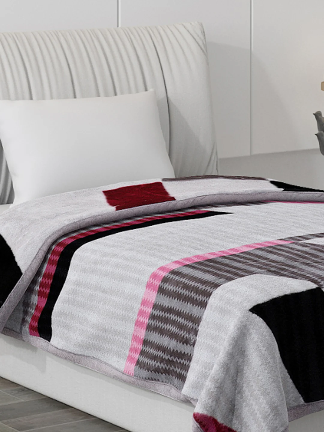Printed Single Bed Blanket for Heavy Winter -2 Ply - Image 6