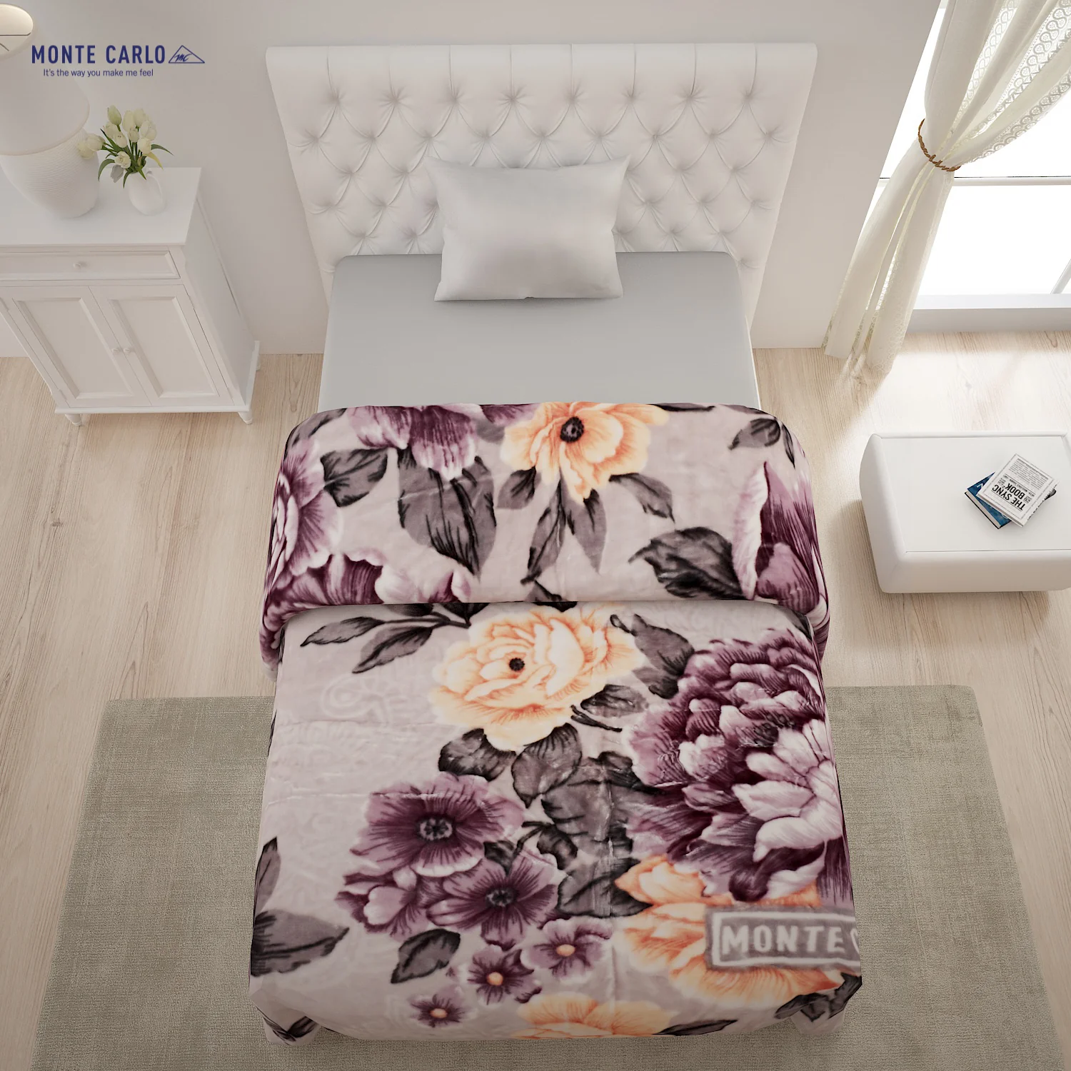 Printed Single Bed Blanket for Heavy Winter -2 Ply - Image 3