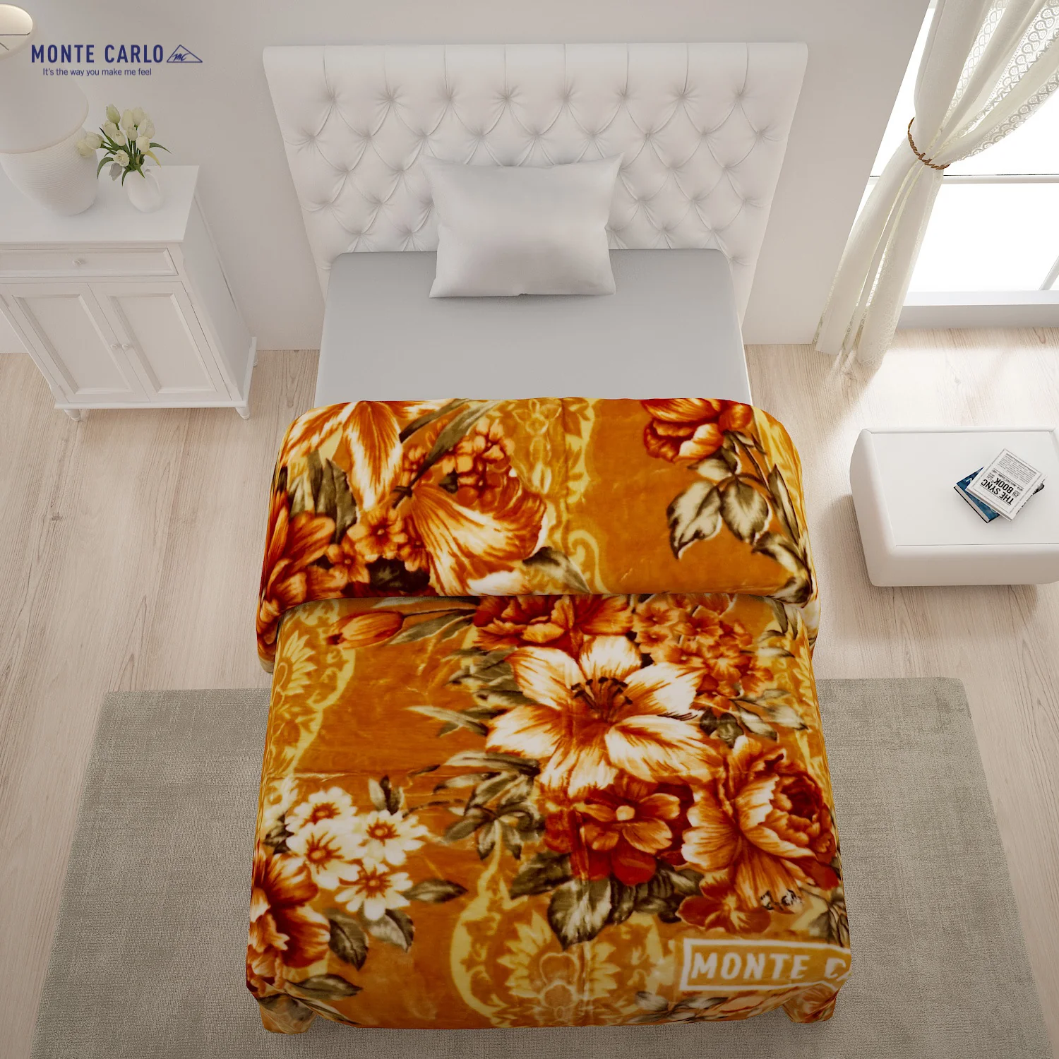 Printed Single Bed Blanket for Heavy Winter -2 Ply - Image 3