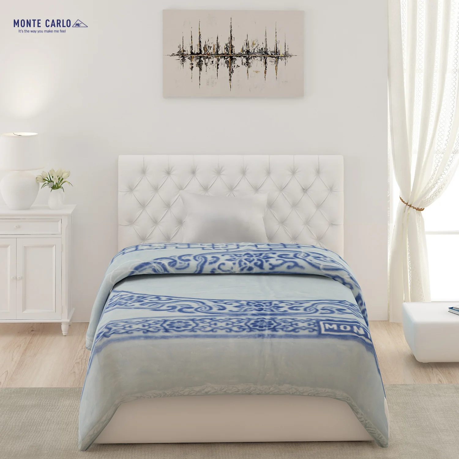 Printed Single Bed Blanket for Heavy Winter -2 Ply - Image 3