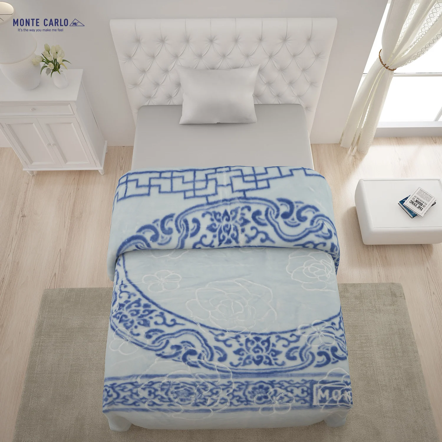 Printed Single Bed Blanket for Heavy Winter -2 Ply - Image 4