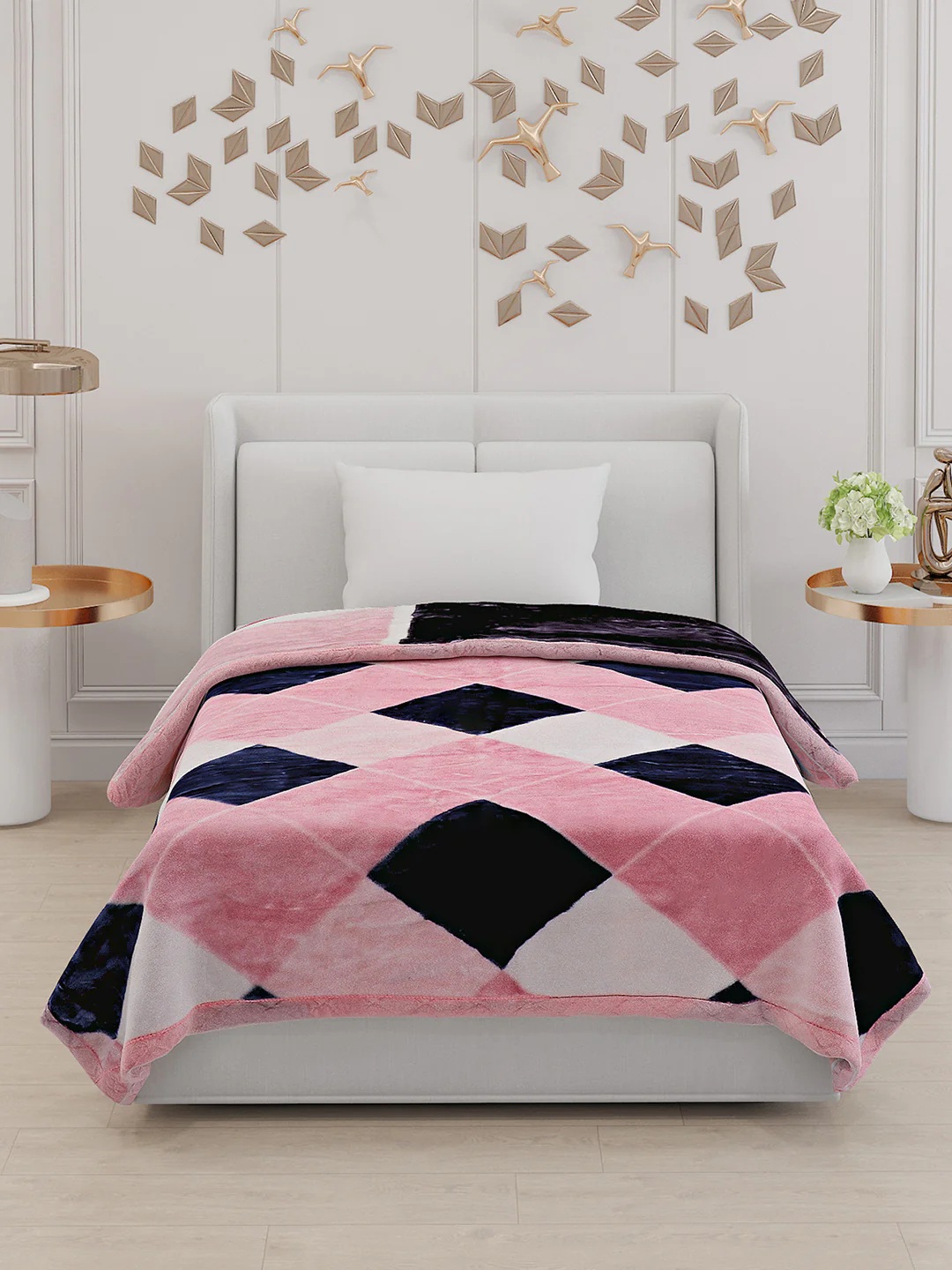 Printed Single Bed Blanket for Heavy Winter -2 Ply - Image 3