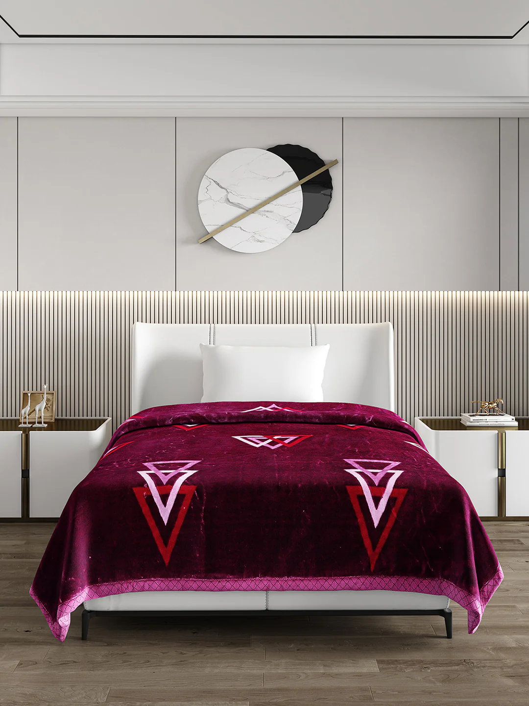 Printed Single Bed Blanket for Heavy Winter -2 Ply - Image 2