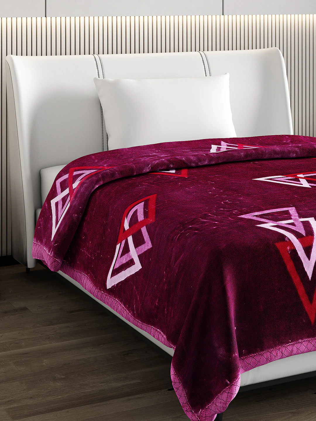 Printed Single Bed Blanket for Heavy Winter -2 Ply - Image 4