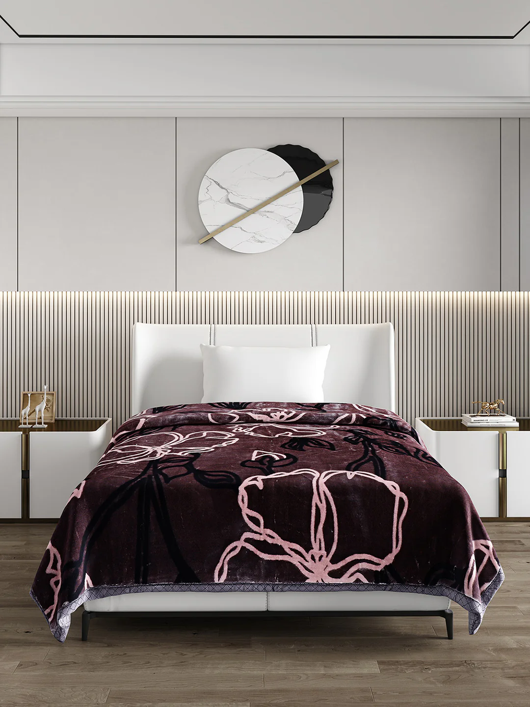 Printed Single Bed Blanket for Heavy Winter -2 Ply - Image 2