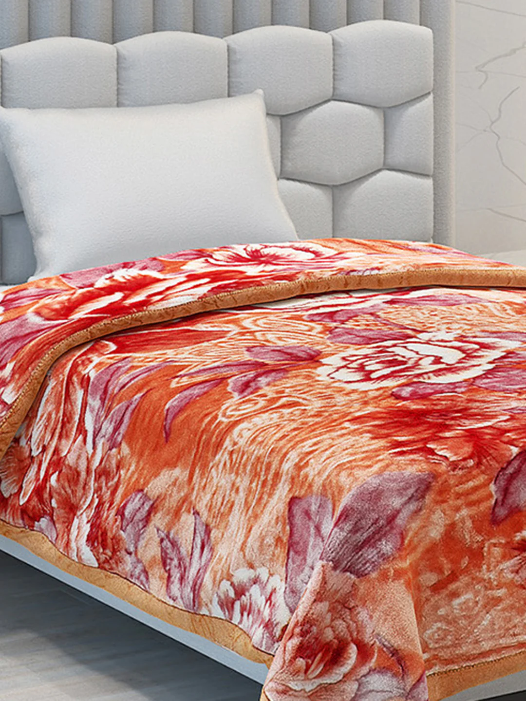 Printed Single Bed Blanket for Heavy Winter -3 Ply - Image 4