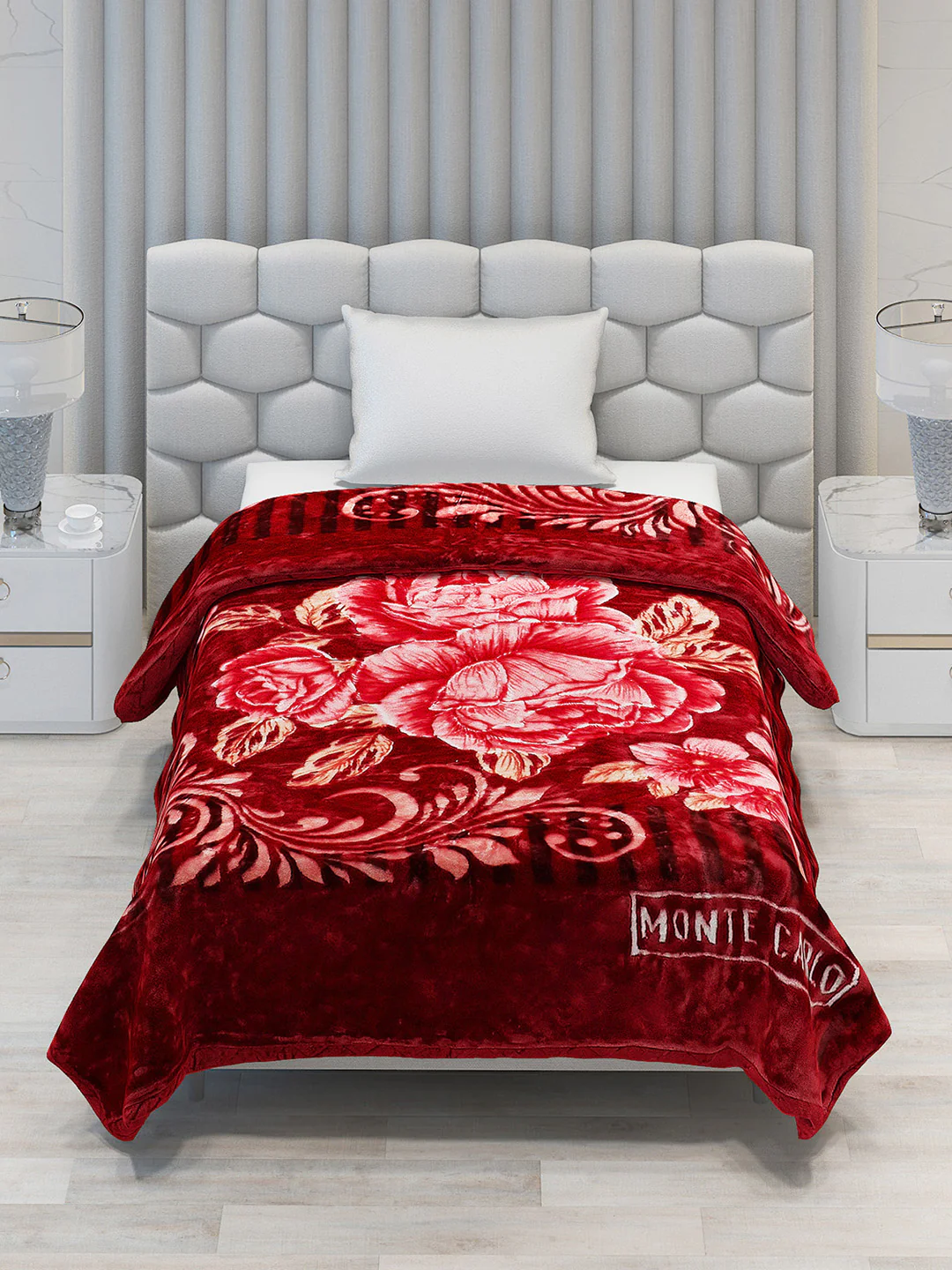 Printed Single Bed Blanket for Heavy Winter -3 Ply - Image 2