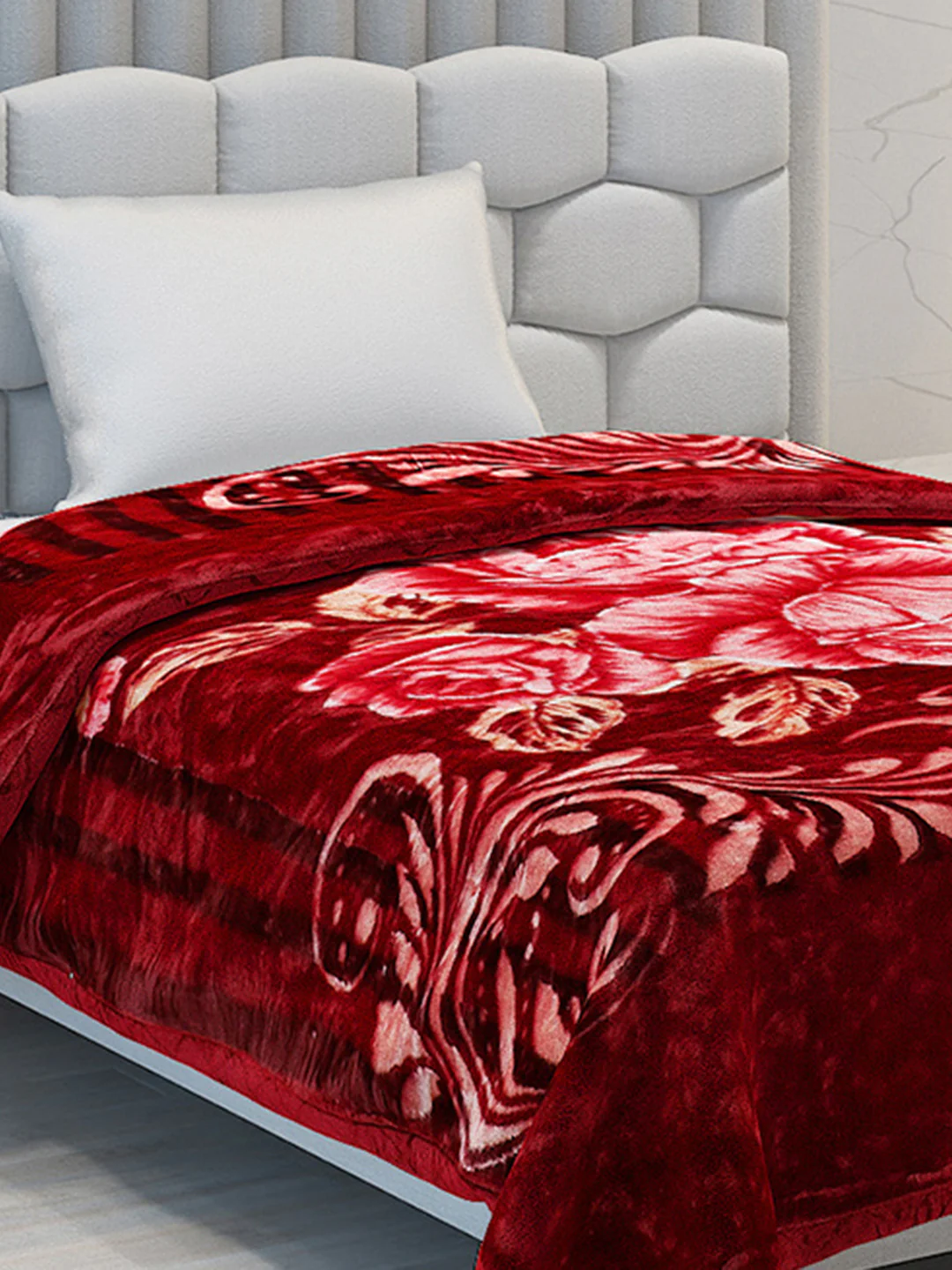 Printed Single Bed Blanket for Heavy Winter -3 Ply - Image 4