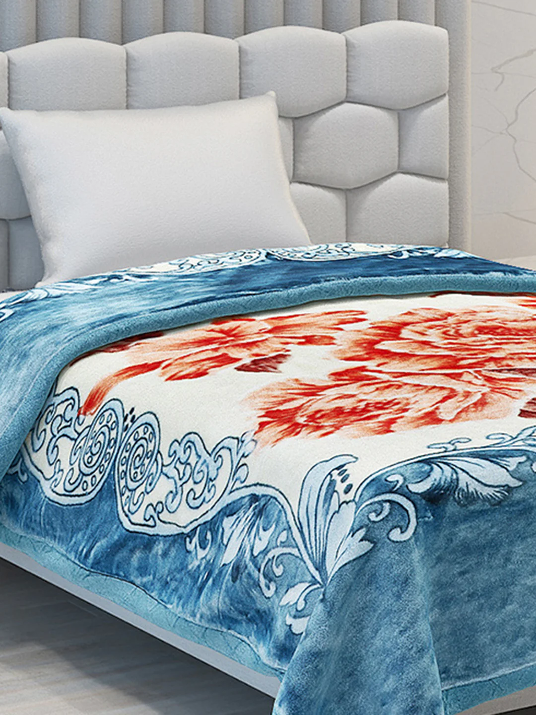 Printed Single Bed Blanket for Heavy Winter -3 Ply - Image 4