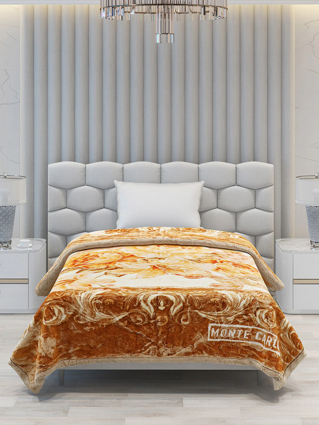 Printed Single Bed Blanket for Heavy Winter -3 Ply - Image 3