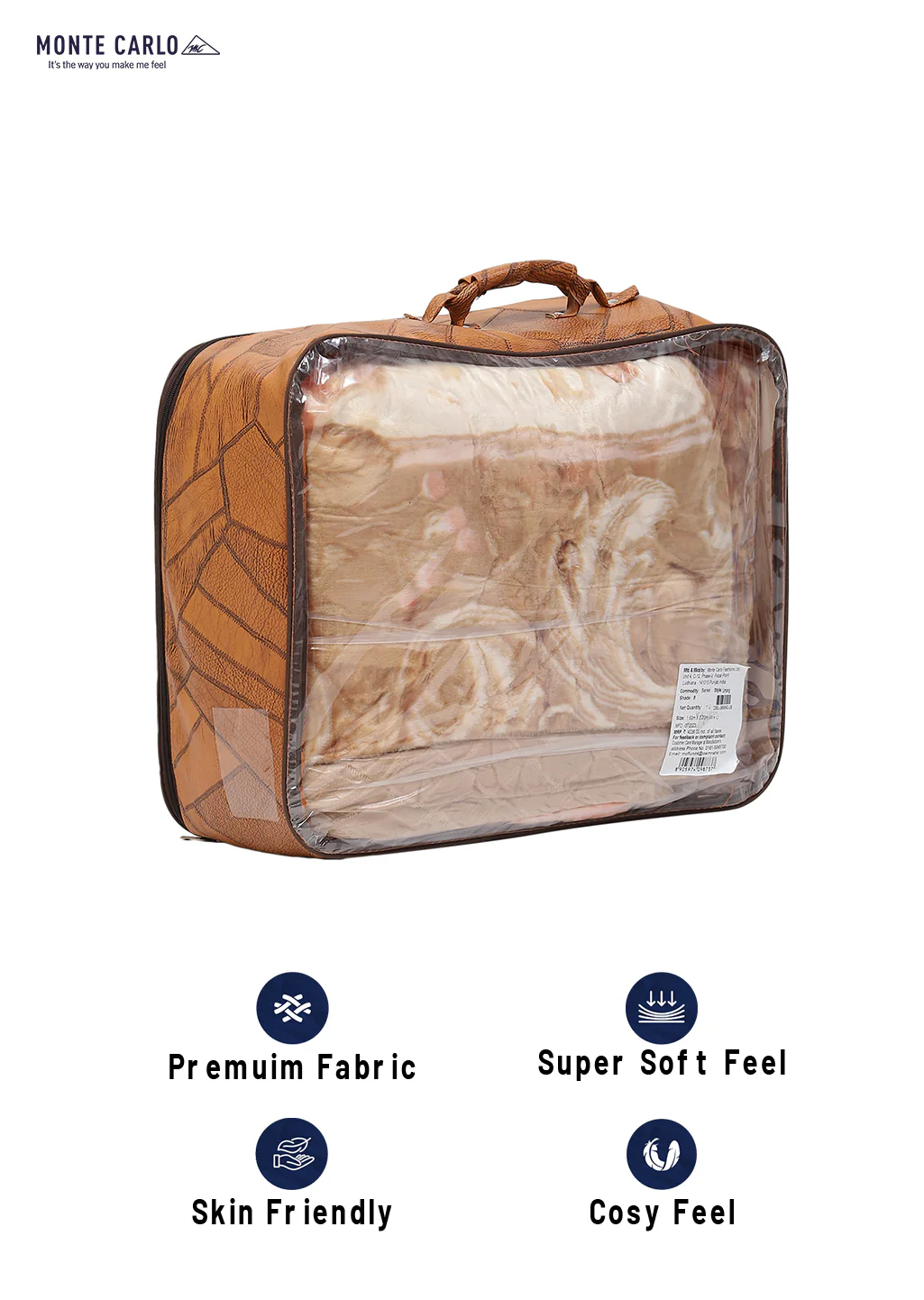 Printed Single Bed Blanket for Heavy Winter -3 Ply - Image 8