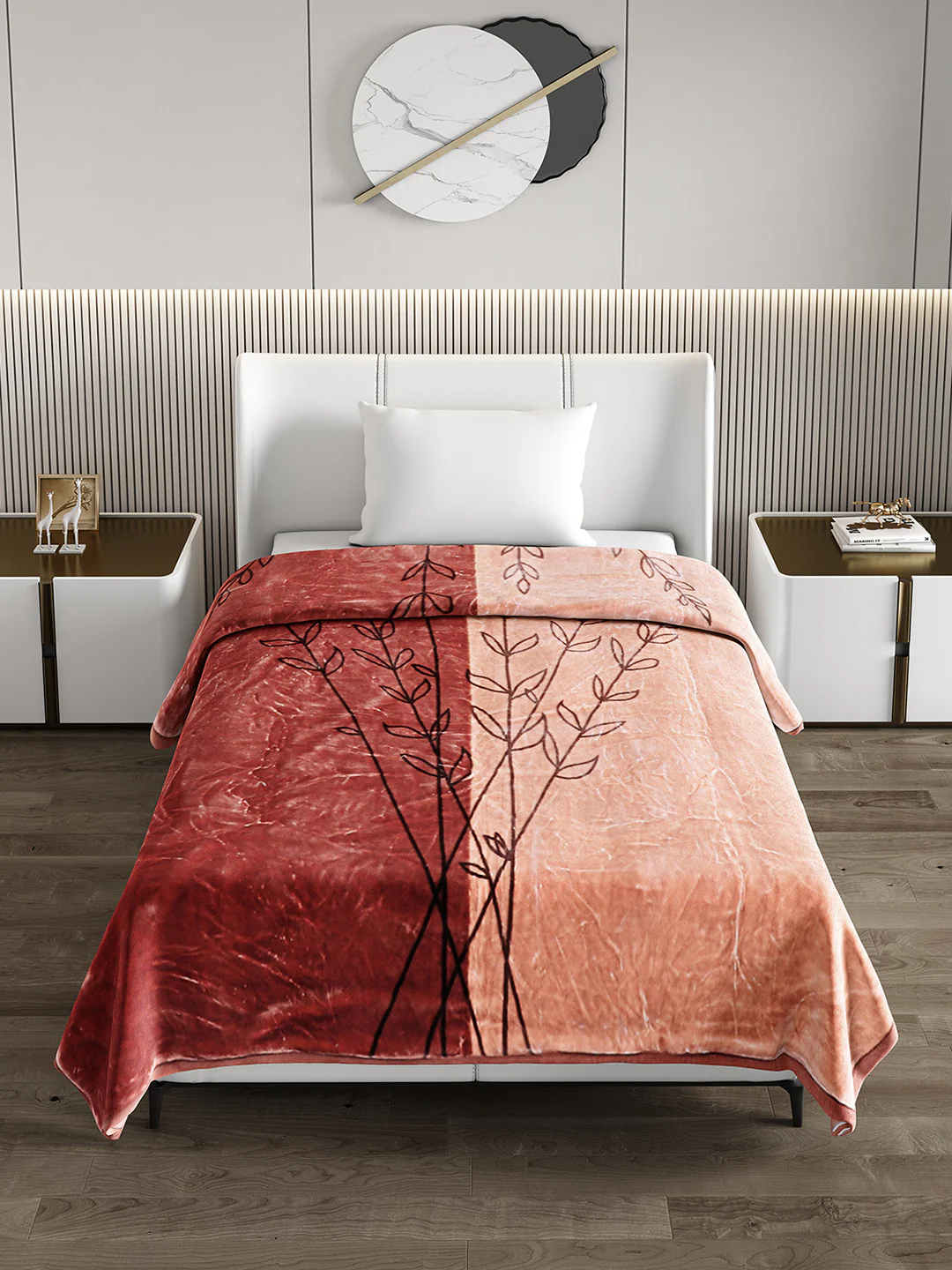 Printed Single Bed Blanket for Heavy Winter -3 Ply - Image 3