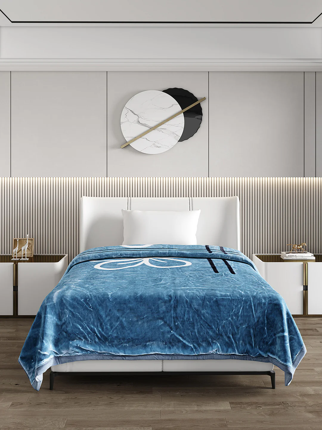 Printed Single Bed Blanket for Heavy Winter -3 Ply - Image 2