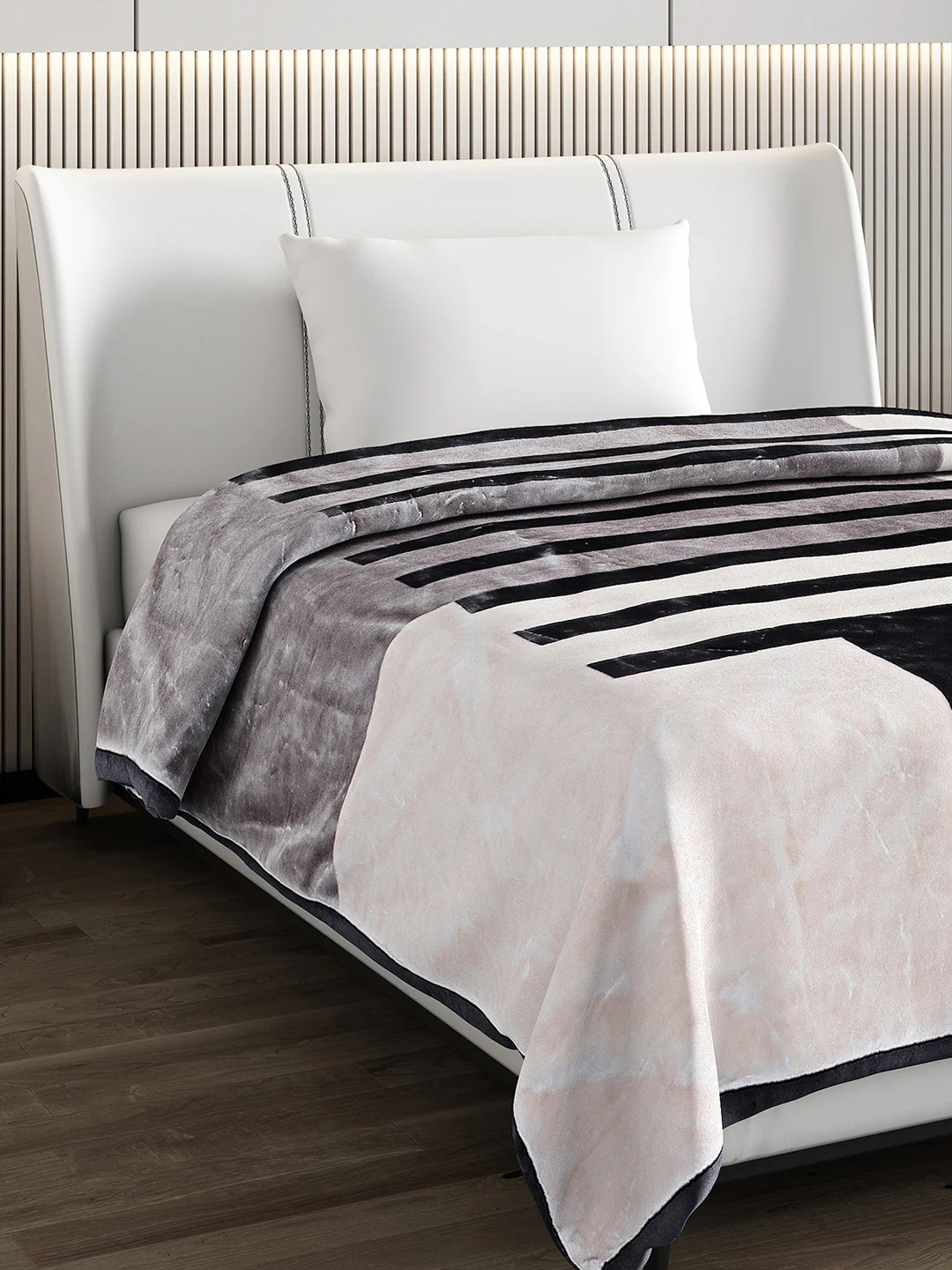 Printed Single Bed Blanket for Heavy Winter -3 Ply - Image 4