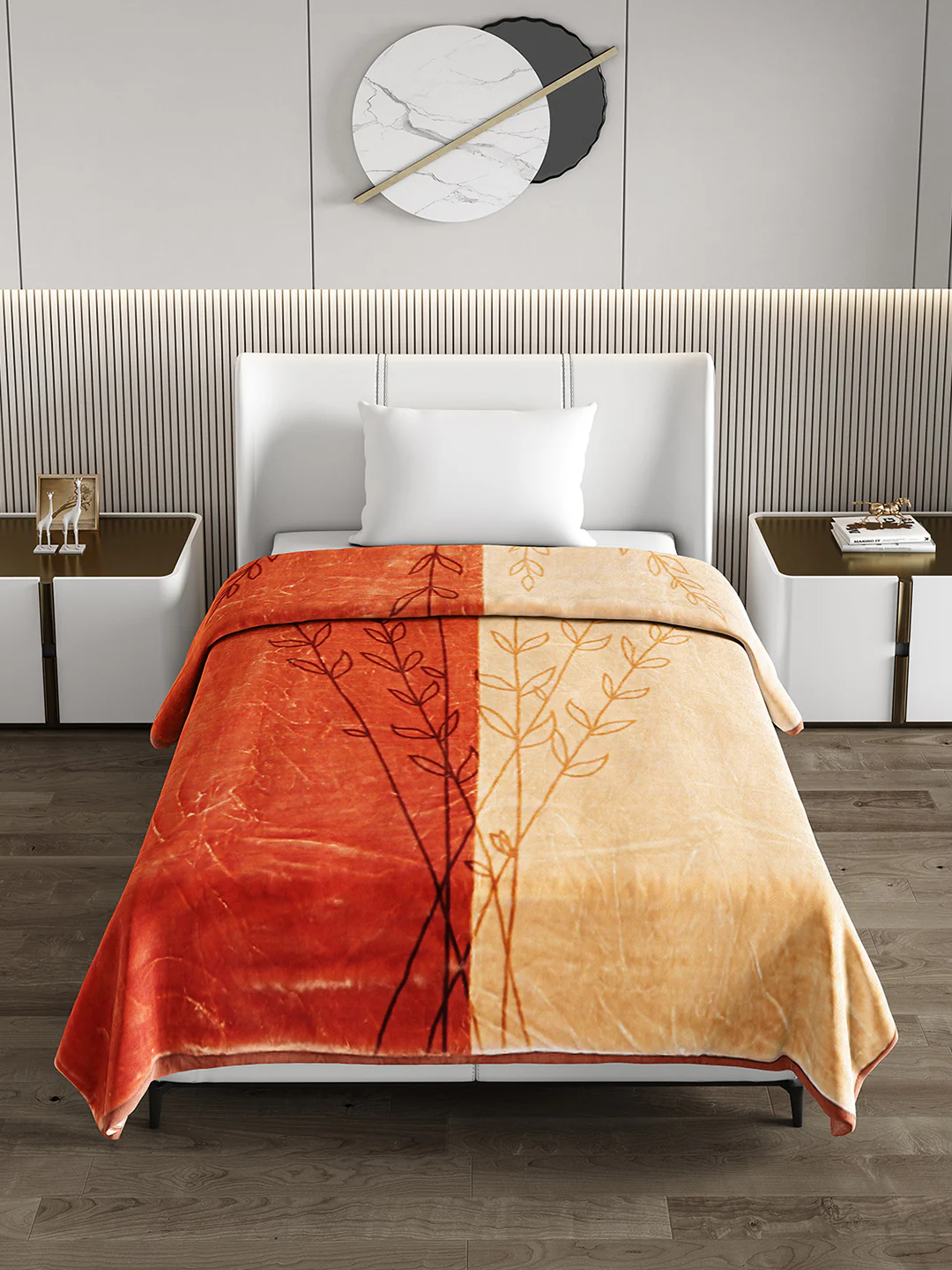 Printed Single Bed Blanket for Heavy Winter -3 Ply - Image 3