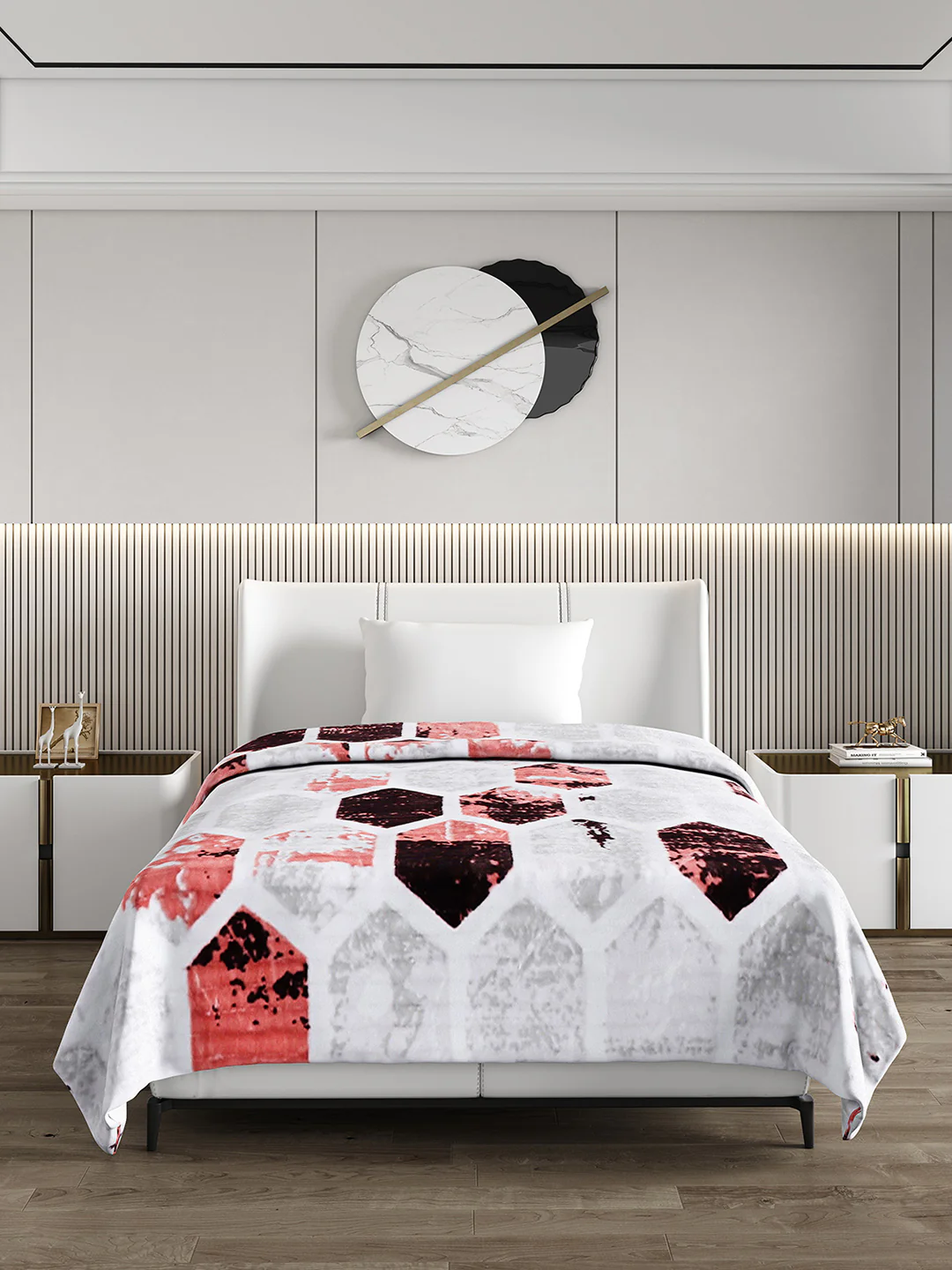 Printed Single Bed Blanket for Heavy Winter -3 Ply - Image 2
