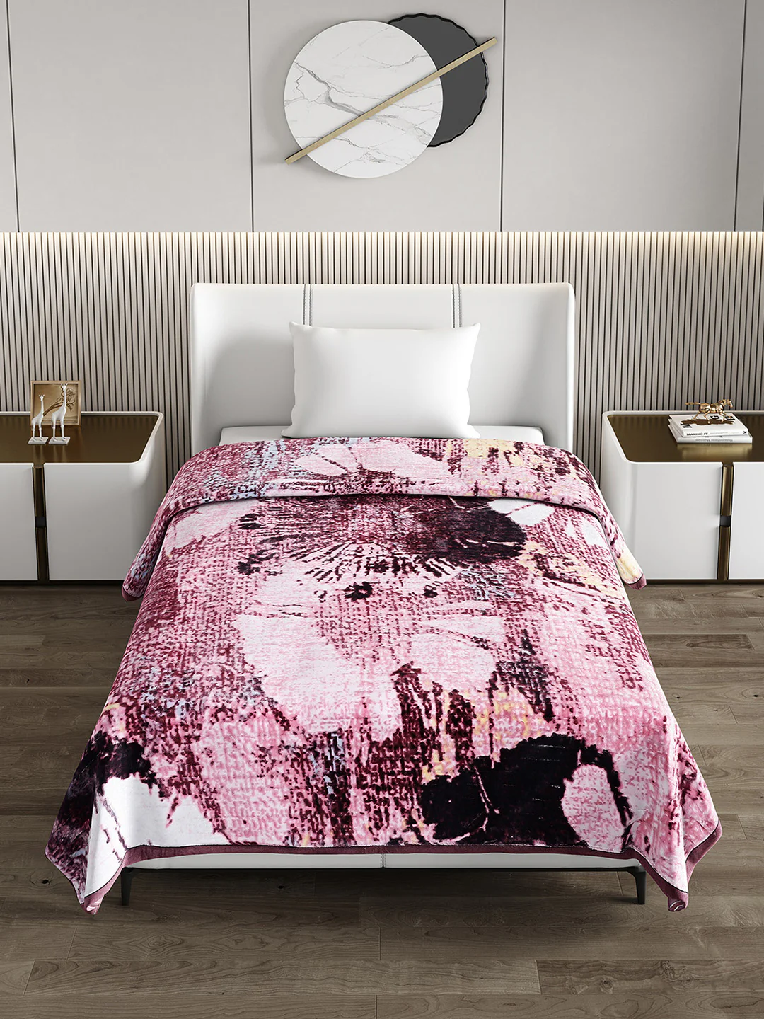 Printed Single Bed Blanket for Heavy Winter -3 Ply - Image 3