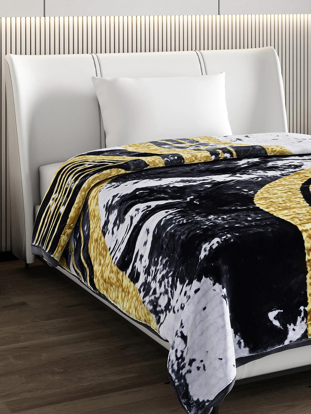 Printed Single Bed Blanket for Heavy Winter -3 Ply - Image 4