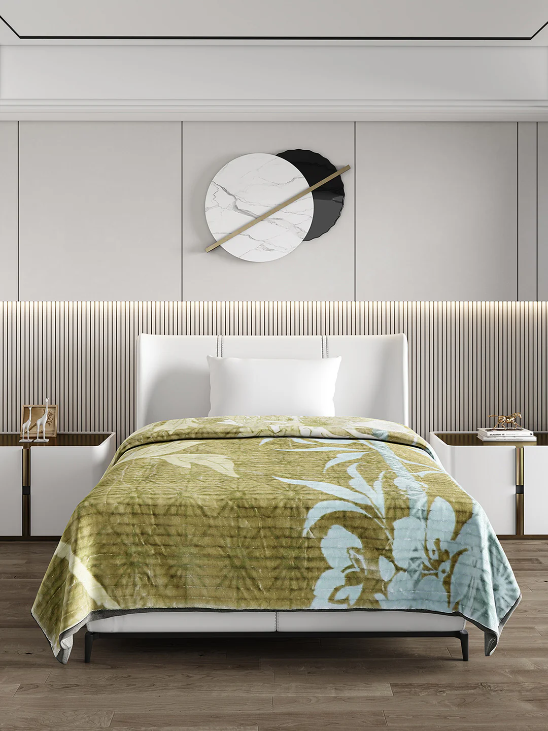 Printed Single Bed Blanket for Heavy Winter -3 Ply - Image 2