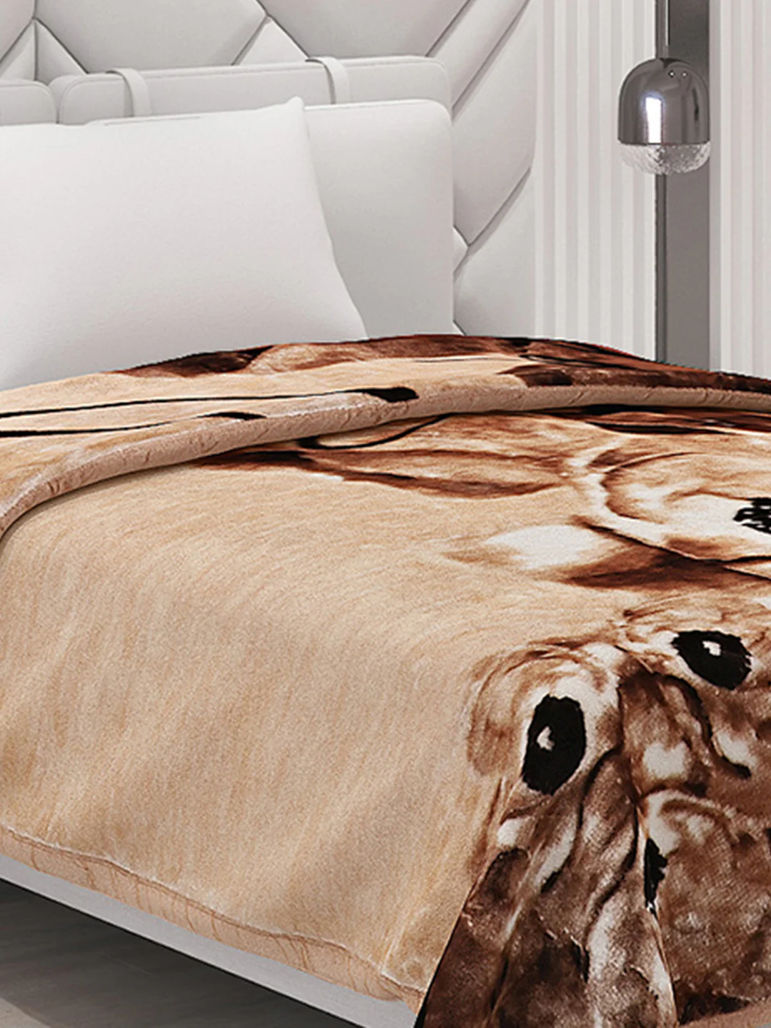 Printed Single Bed Blanket for Mild Winter -1 Ply - Image 4