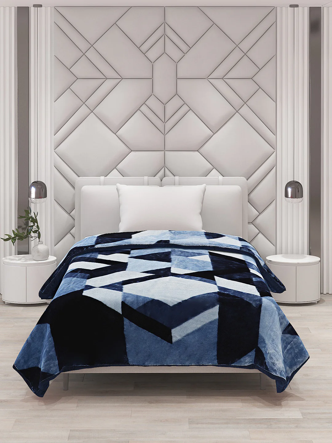 Printed Single Bed Blanket for Mild Winter -1 Ply - Image 3