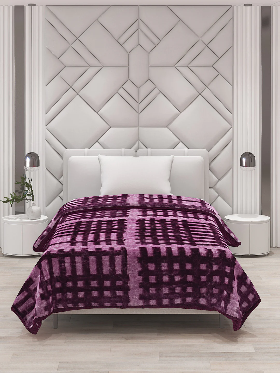 Printed Single Bed Blanket for Mild Winter -1 Ply - Image 3