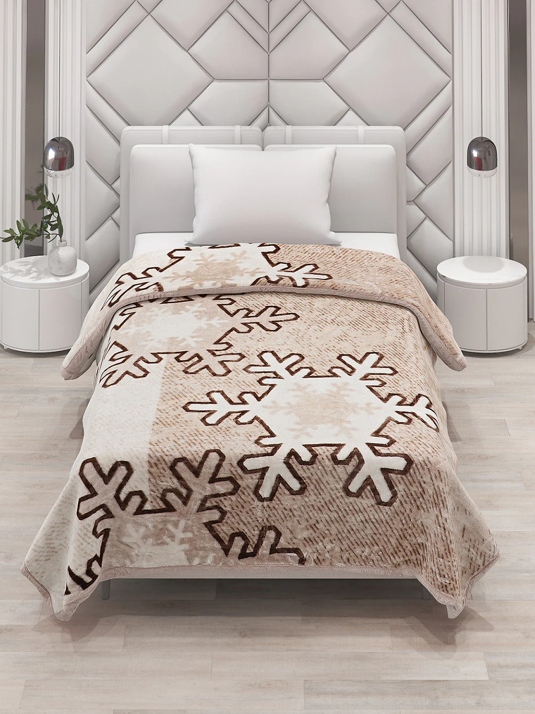 Printed Single Bed Blanket for Mild Winter -1 Ply - Image 2