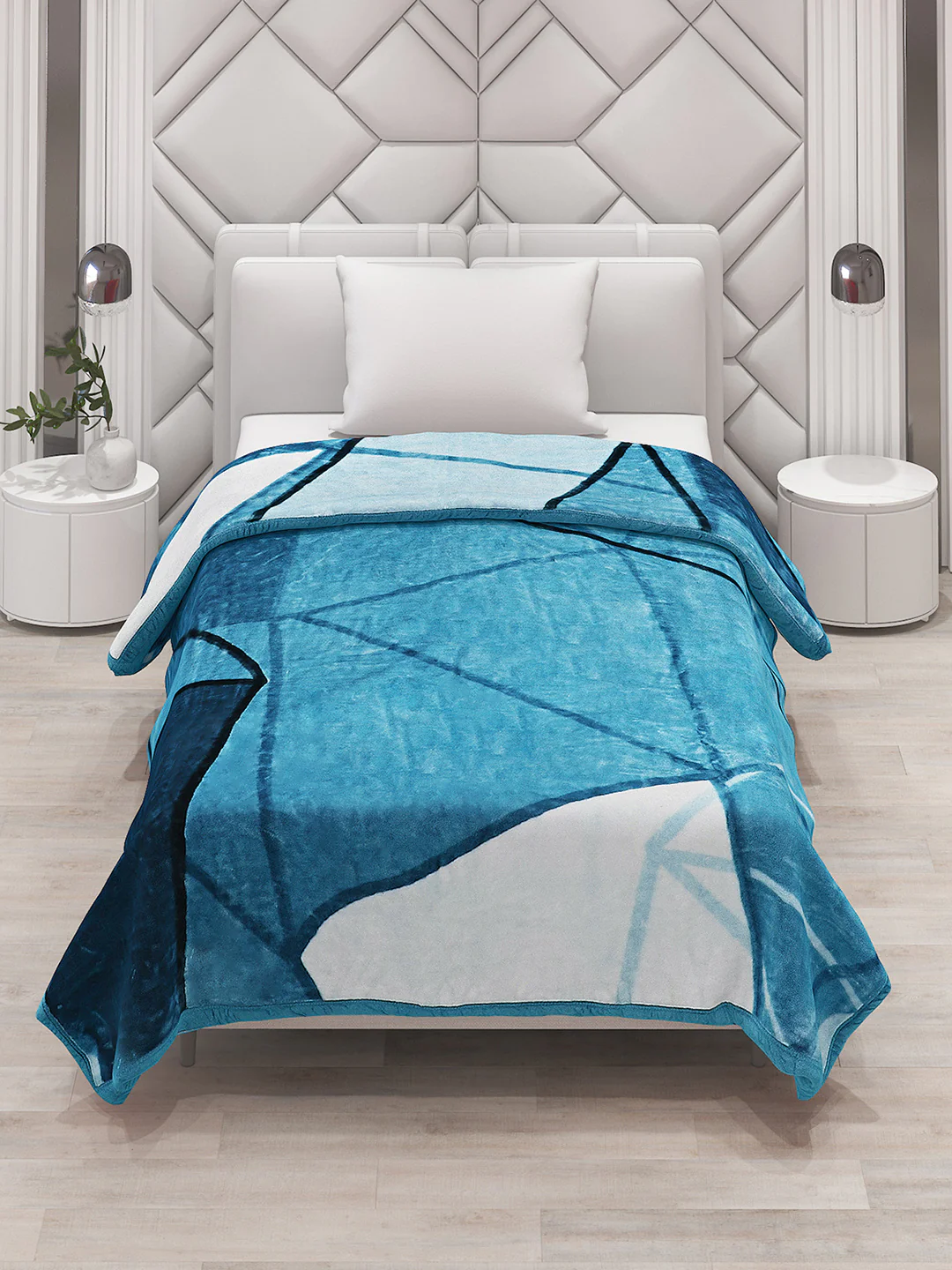 Printed Single Bed Blanket for Mild Winter -1 Ply - Image 2