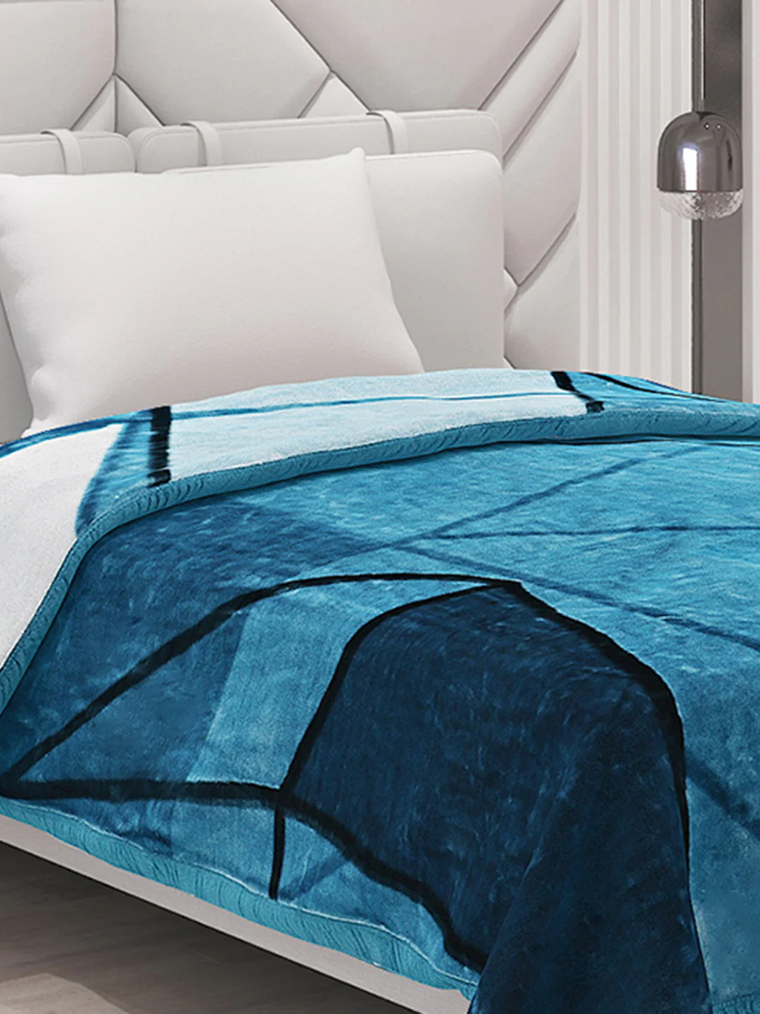 Printed Single Bed Blanket for Mild Winter -1 Ply - Image 4
