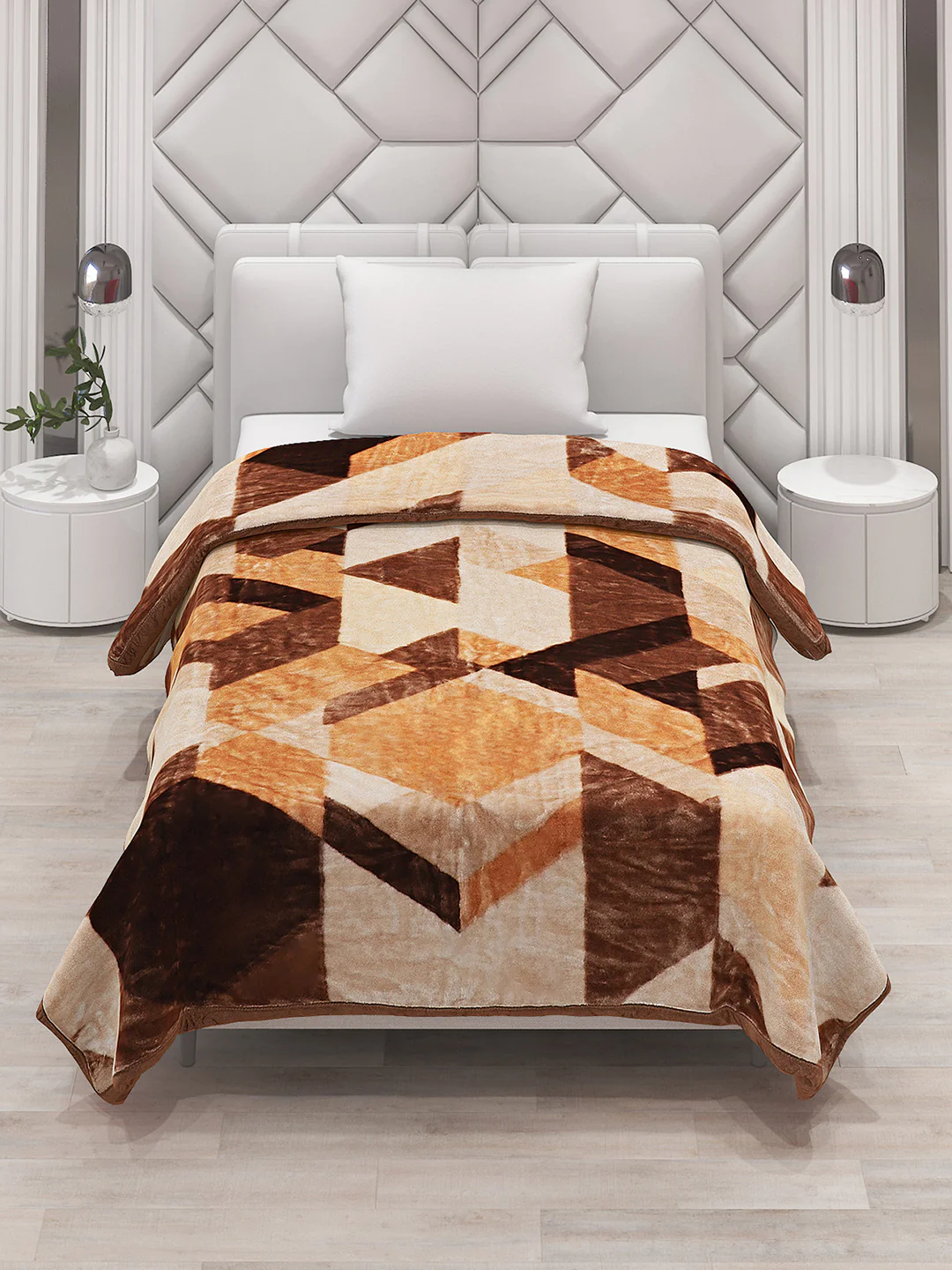 Printed Single Bed Blanket for Mild Winter -1 Ply - Image 2