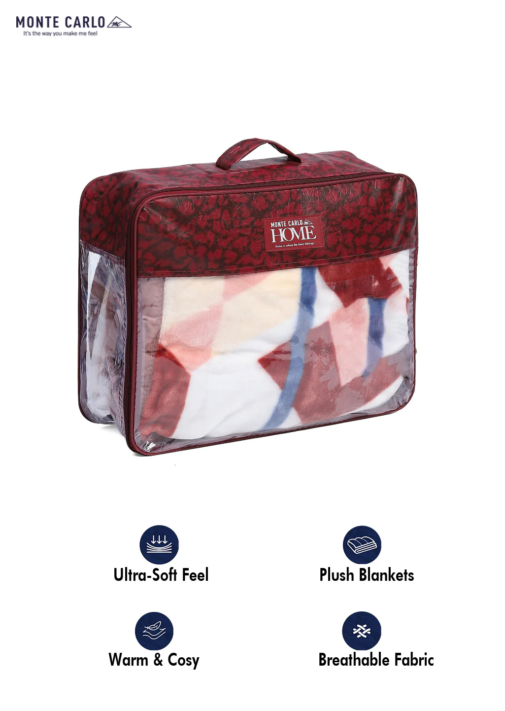 Printed Single Bed Blanket for Mild Winter -1 Ply - Image 8