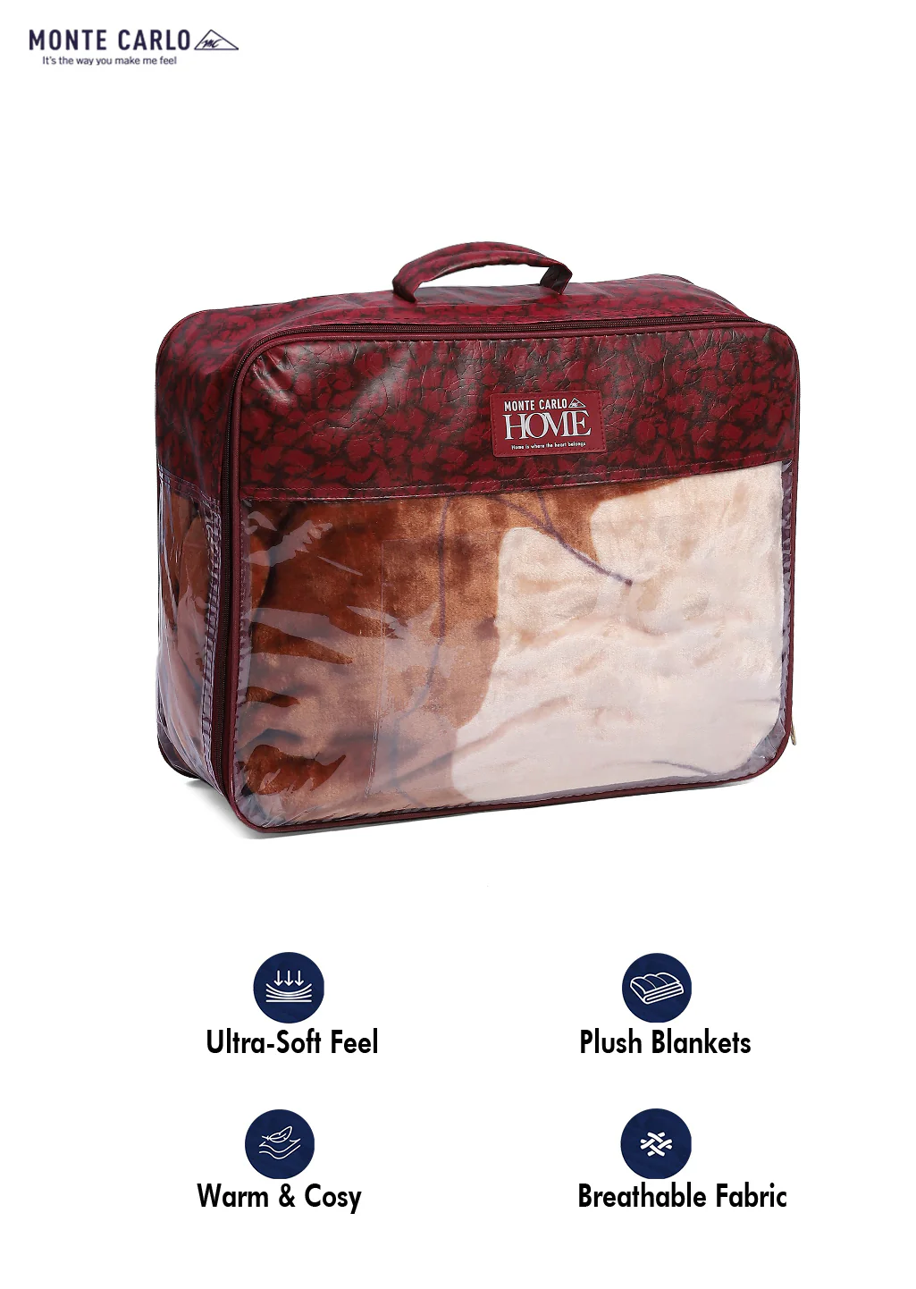 Printed Single Bed Blanket for Mild Winter -1 Ply - Image 8