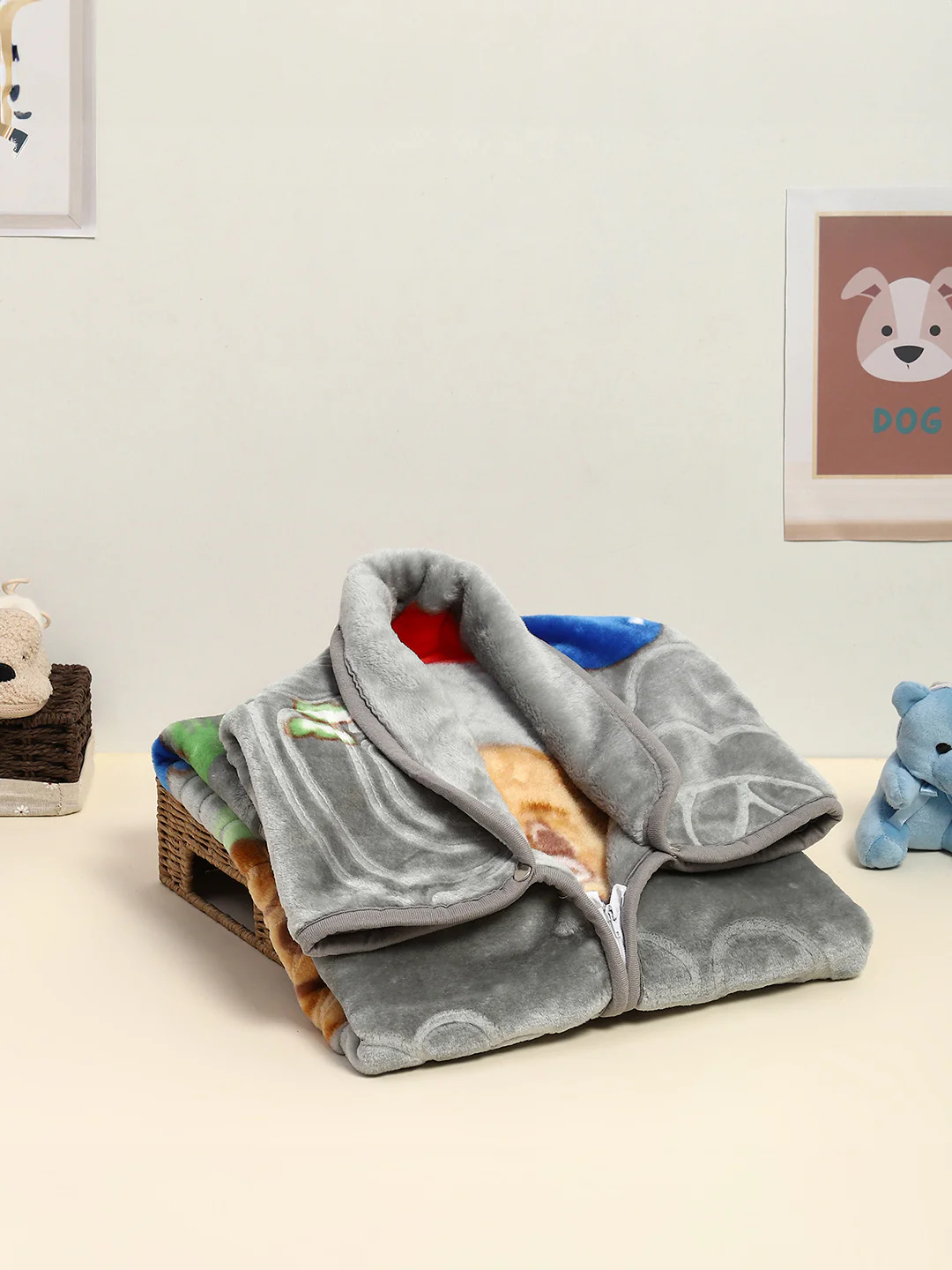 Printed Baby Blanket for Mild Winter -1 Ply - Image 2