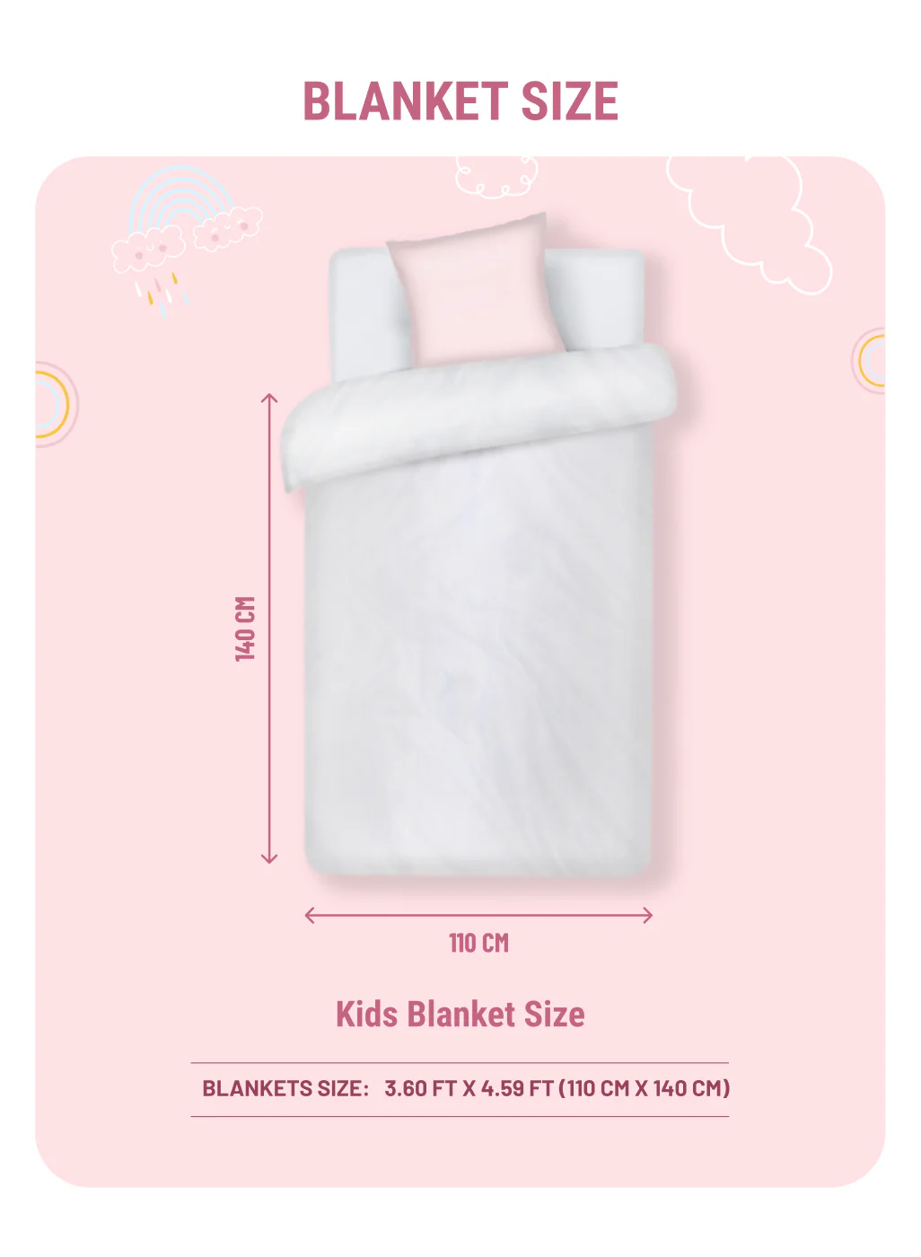 Printed Baby Blanket for Mild Winter -1 Ply - Image 9