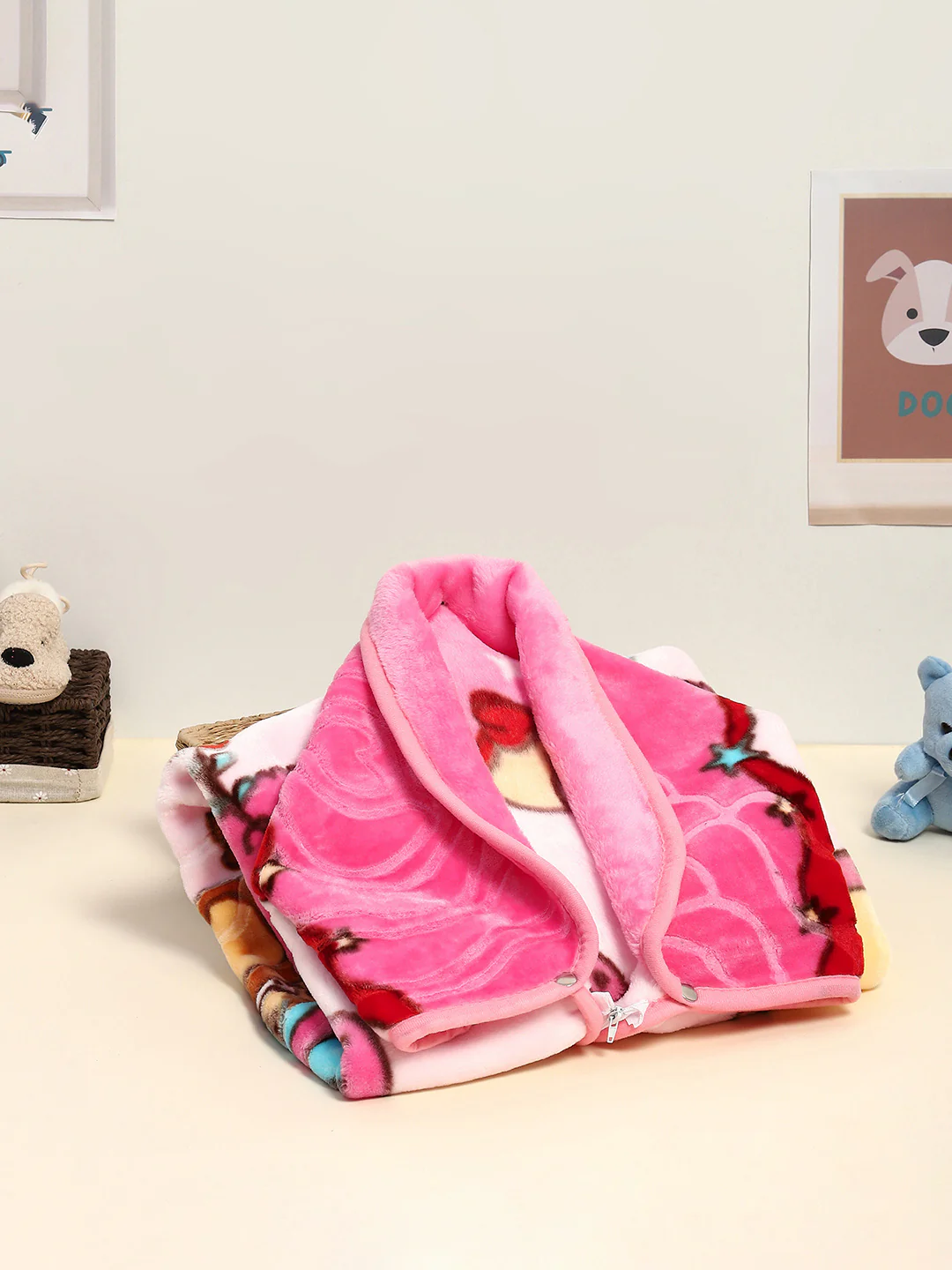 Printed Baby Blanket for Mild Winter -1 Ply - Image 2