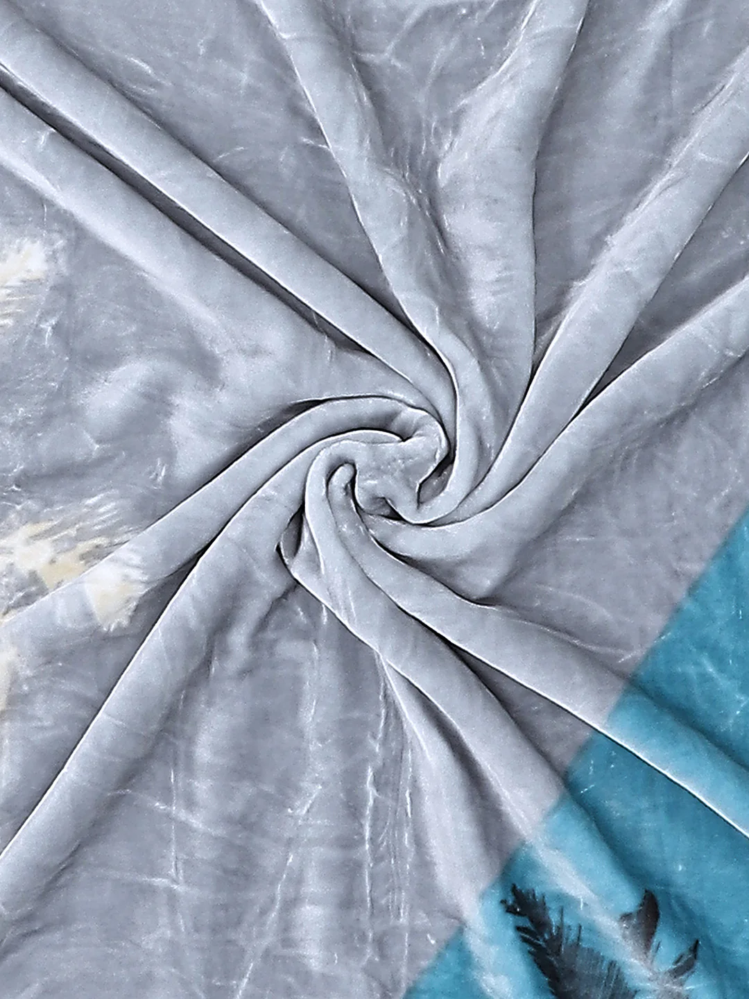 Printed Single Bed Blanket for Mild Winter -2 Ply - Image 7