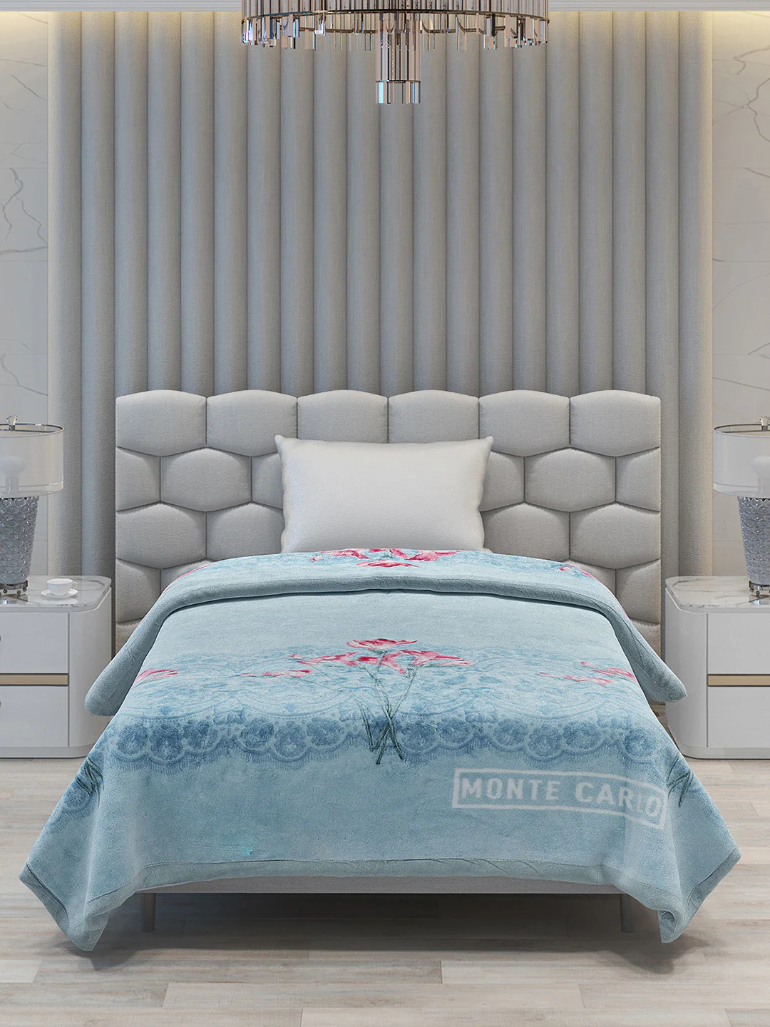 Printed Single Bed Blanket for Mild Winter -2 Ply - Image 3