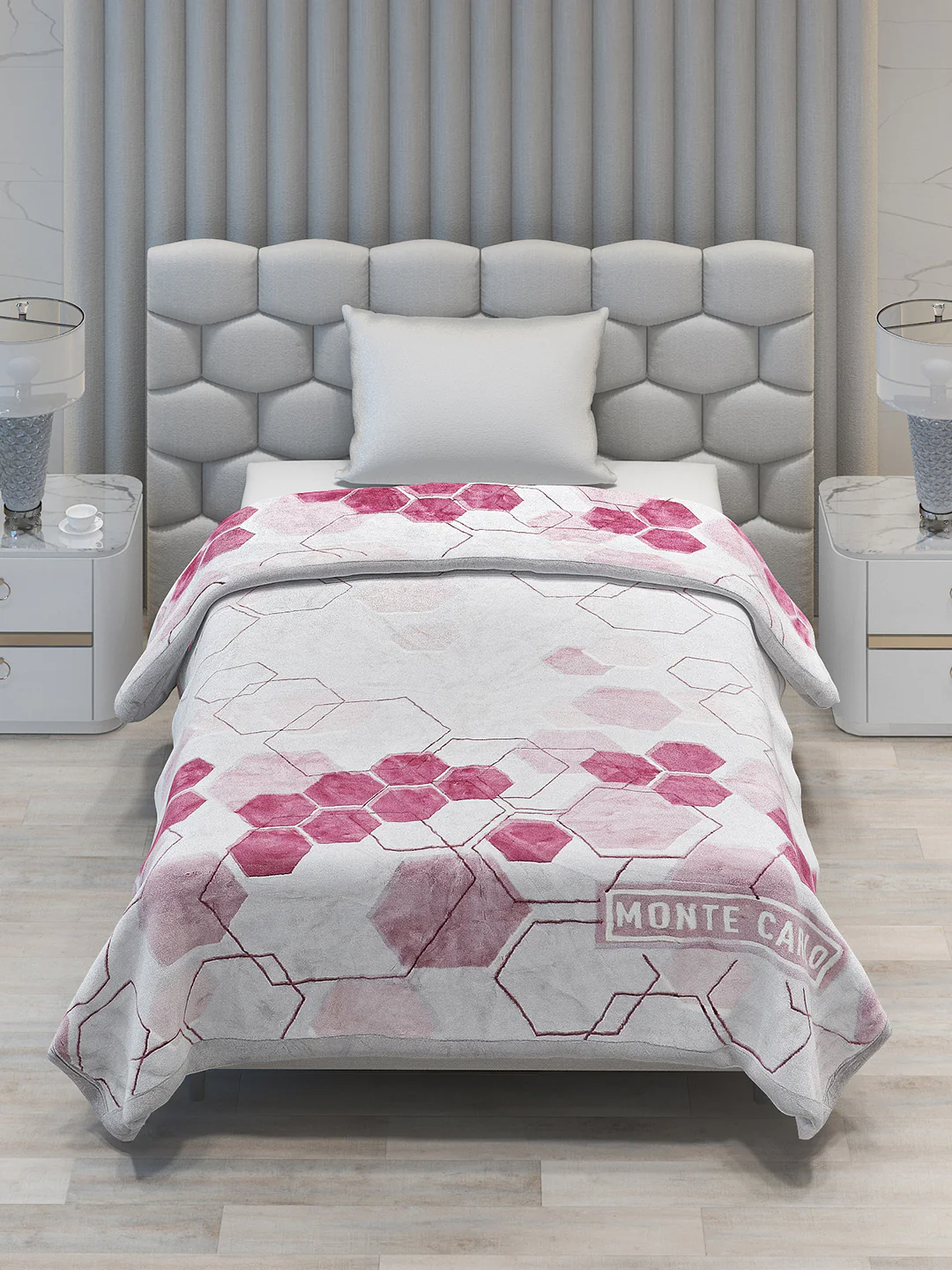 Printed Single Bed Blanket for Mild Winter -2 Ply - Image 2