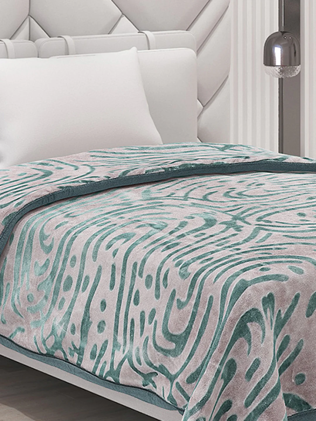Printed Single Bed Blanket for Mild Winter -2 Ply - Image 4