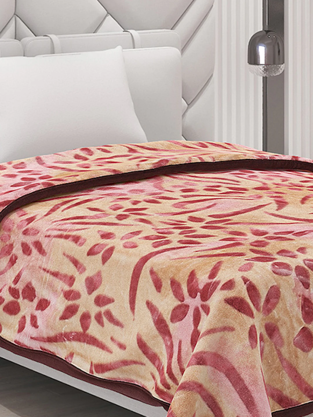 Printed Single Bed Blanket for Mild Winter -2 Ply - Image 4