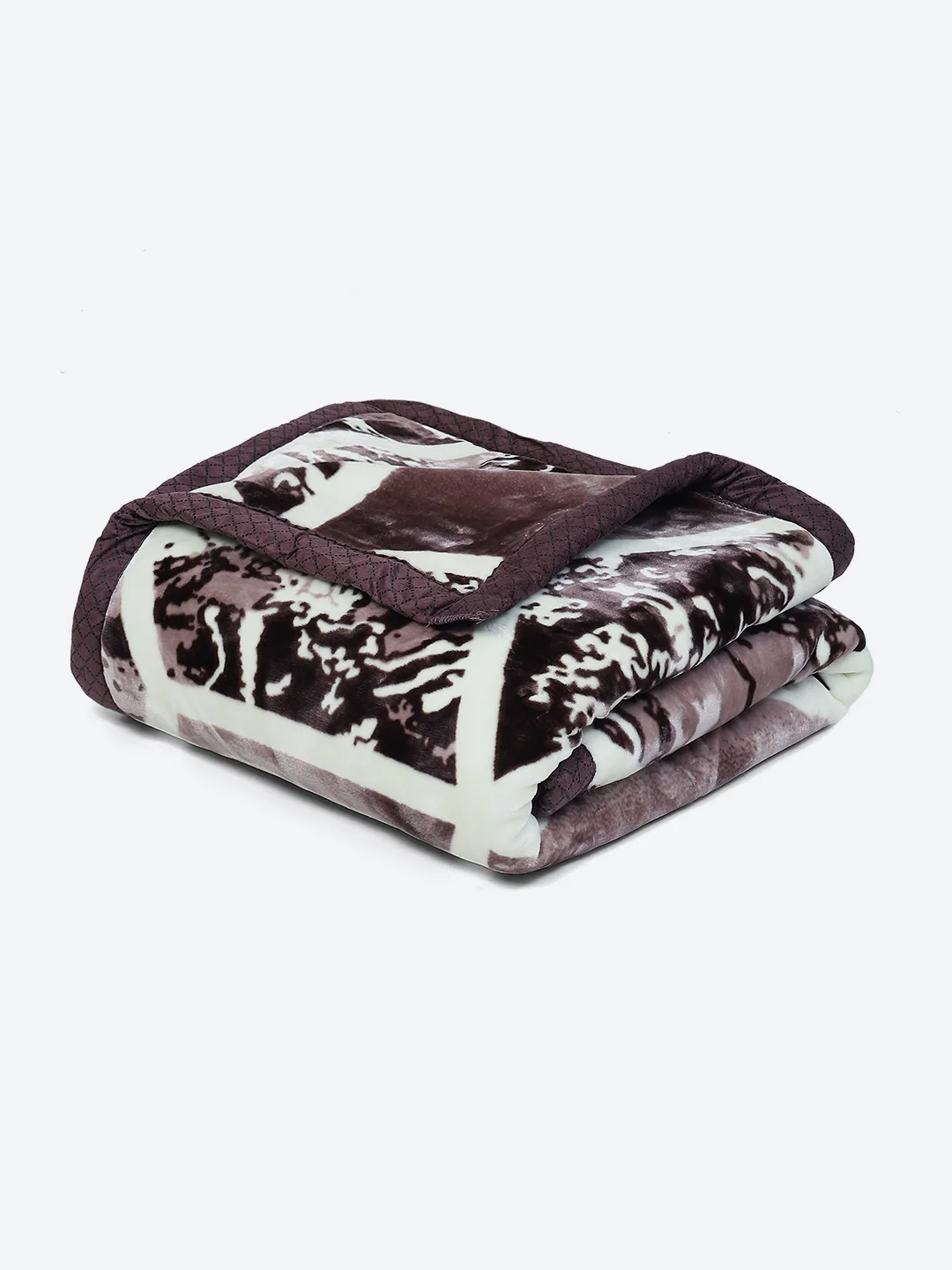 Printed Single Bed Blanket for Mild Winter -2 Ply - Image 5