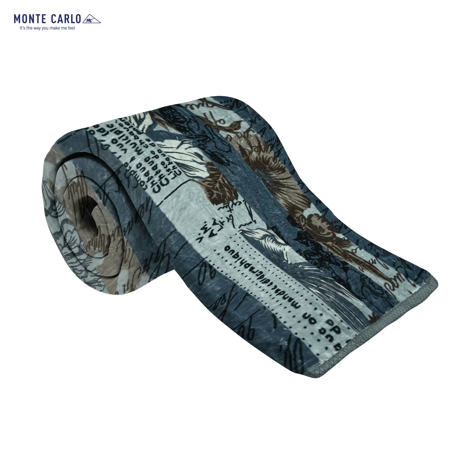 Printed Single Bed Blanket for Mild Winter -2 Ply - Image 4