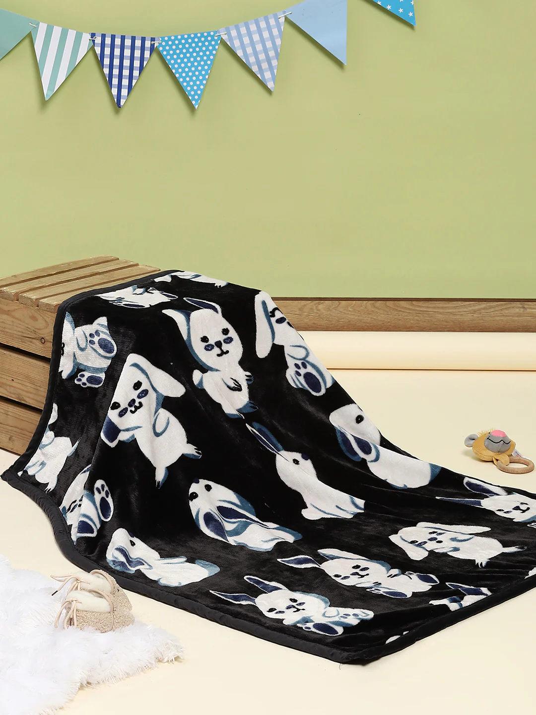 Printed Baby Blanket for Mild Winter -2 Ply - Image 2