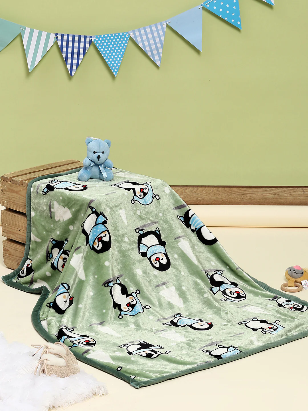 Printed Baby Blanket for Mild Winter -2 Ply - Image 2