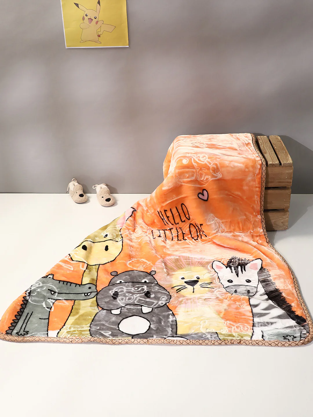 Printed Baby Blanket for Mild Winter -2 Ply - Image 2